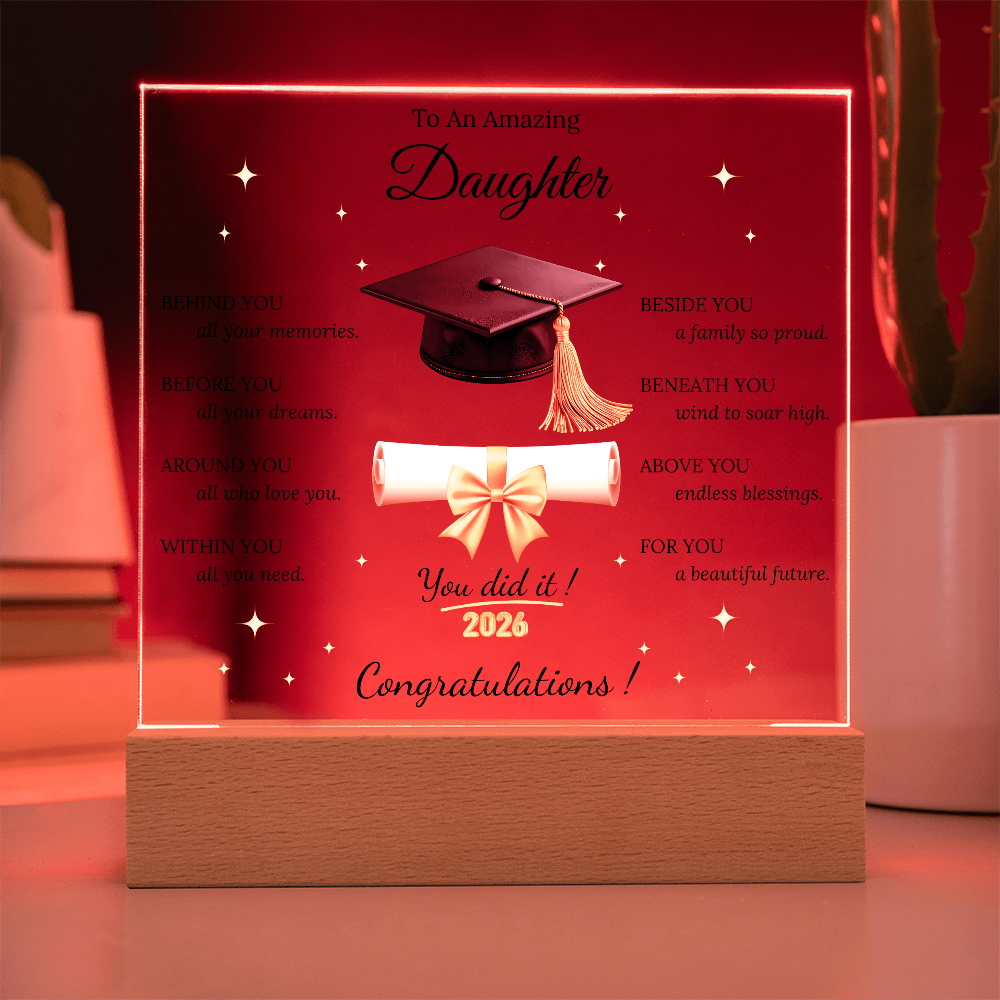 Daughter Graduation Acrylic
