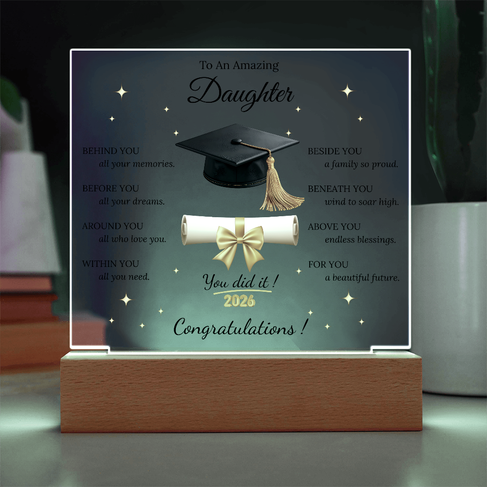 Daughter Graduation Acrylic