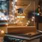 Graduation Gift for Granddaughter 2026 – LED Acrylic Plaque with Necklace | Inspirational Keepsake Bundle