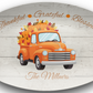 Thankful • Grateful • Blessed Personalized Thanksgiving Platter 10in x 14in