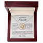 To My Daughter(s) — Beautiful Love Knot Necklace & PERSONALIZED Heartwarming Message from Mom (Only, First-Born, Second, Third, Fourth, Fifth, or Twins)