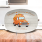 Thankful • Grateful • Blessed Personalized Thanksgiving Platter 10in x 14in