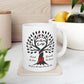 Personalized Love Birds “Rooted in Love” Family Tree Mug – Custom Initials & Established Year (11oz & 15oz)