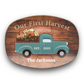 Harvesting Blessings Personalized Thanksgiving Platter 10in x 14in