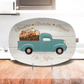 Thankful • Grateful • Blessed Personalized Thanksgiving Platter 10in x 14in