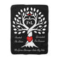 Love Birds “Rooted in Love” Couple’s PERSONALIZED Initials Blanket
