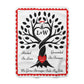 Couple's Love Birds “Rooted in Love” PERSONALIZED Initials & Established Year Blanket