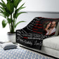 PERSONALIZED PHOTO Soulmate Recipe Blanket - Black Sherpa Fleece Blanket 60x80