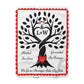 Couple's Love Birds “Rooted in Love” PERSONALIZED Initials & Established Year Blanket