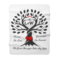 Love Birds “Rooted in Love” Couple’s PERSONALIZED Initials Blanket