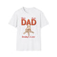 Personalized Best Dad "In Lights" Ever with Cast/Children's Names - Softstyle T-Shirt