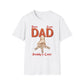 Personalized Best Dad "In Lights" Ever with Cast/Children's Names - Softstyle T-Shirt