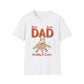 Personalized Best Dad "In Lights" Ever with Cast/Children's Names - Softstyle T-Shirt