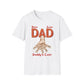 Personalized Best Dad "In Lights" Ever with Cast/Children's Names - Softstyle T-Shirt