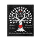 Love Birds “Rooted in Love” Couple’s PERSONALIZED Initials Blanket