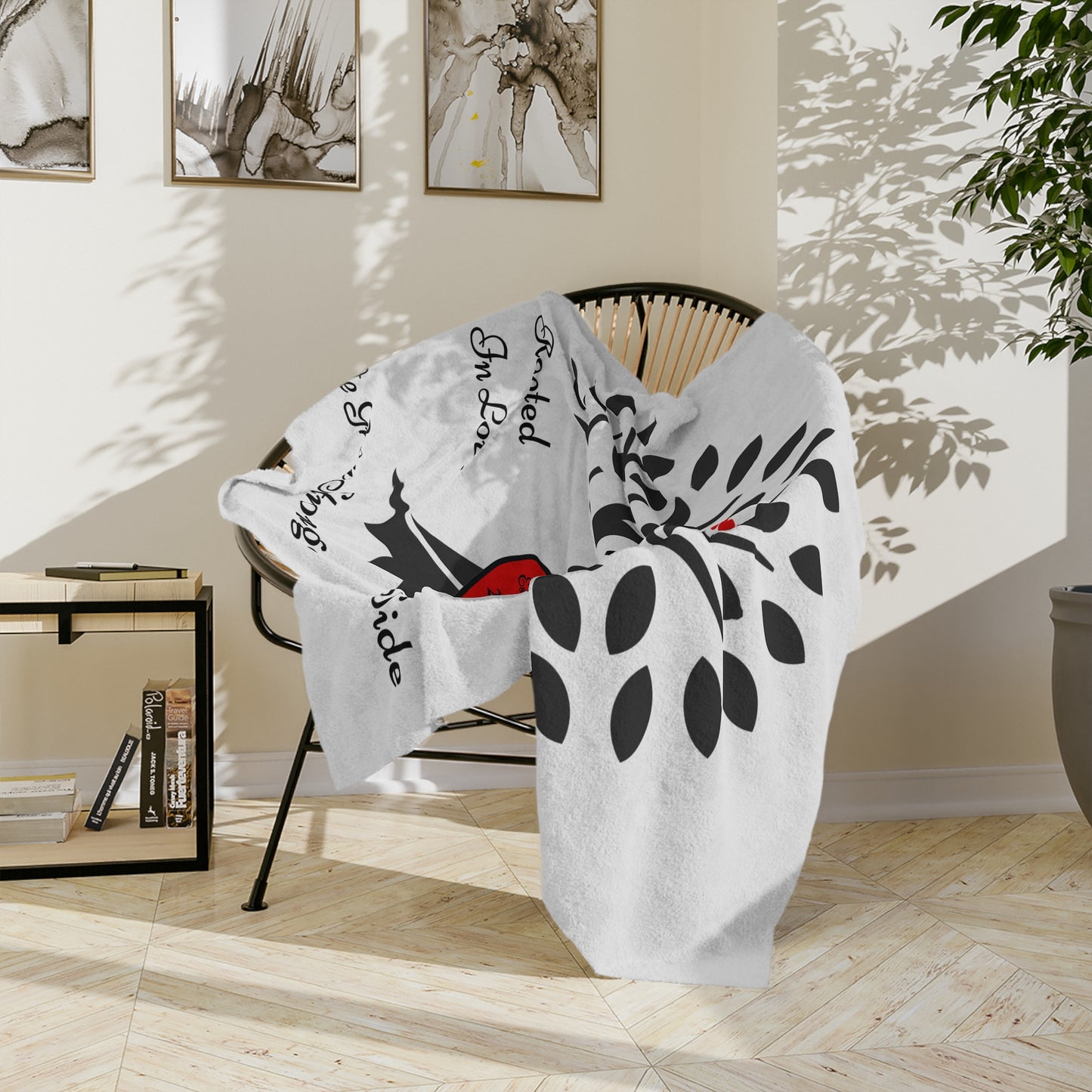 Love Birds “Rooted in Love” Couple’s PERSONALIZED Initials Blanket