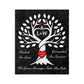 Love Birds “Rooted in Love” Couple’s PERSONALIZED Initials Blanket