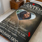 Personalized “WANTED” Love Soft Velveteen or Sherpa Blanket – Custom Photo, Name & Why Reward Poster