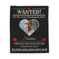 Personalized “WANTED” Love Soft Velveteen or Sherpa Blanket – Custom Photo, Name & Why Reward Poster