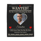 Personalized “WANTED” Love Soft Velveteen or Sherpa Blanket – Custom Photo, Name & Why Reward Poster